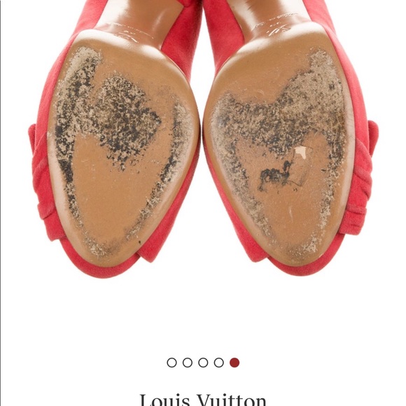 Authentic Louis Vuitton suede pumps - Picture 11 of 12